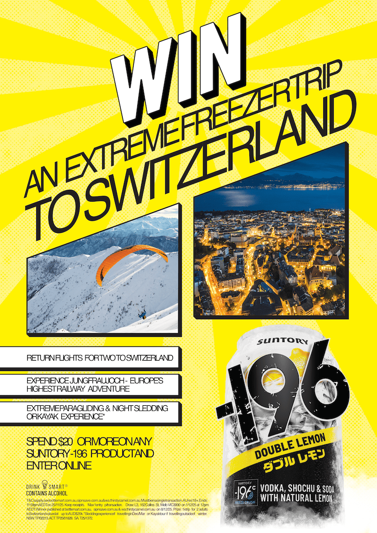 WIN AN EXTREME TRIP TO SWITZERLAND